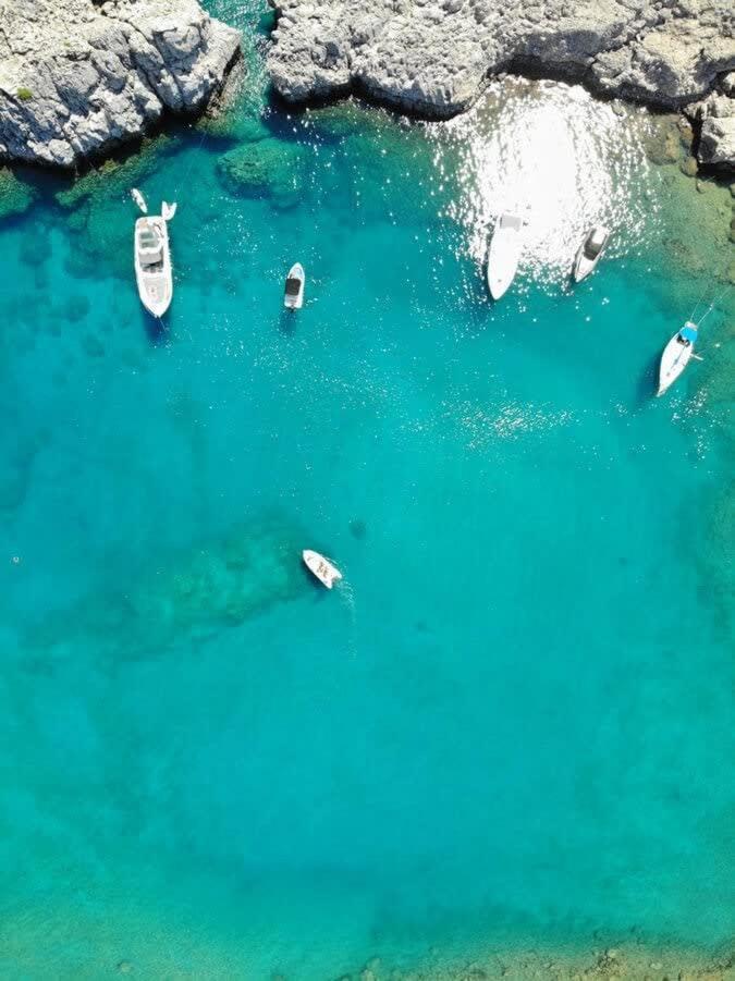 Atlantic Cave Haven-Seaside, Fully Equipped Appartement Kolymbia Buitenkant foto
